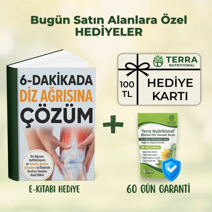Terra Nutritional™ Bitkisel Diz Destek Bandı